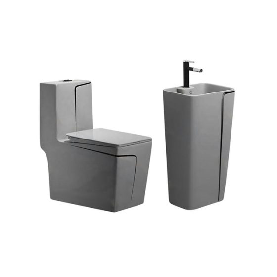LT-1109-CG-DGBL----LT-320-M-DGBLL white two-piece-toilet-suites
