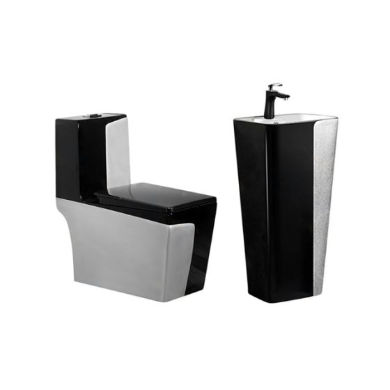 LT-1109-CG-SBL-----LT-320-CG-SBL white two-piece-toilet-suites