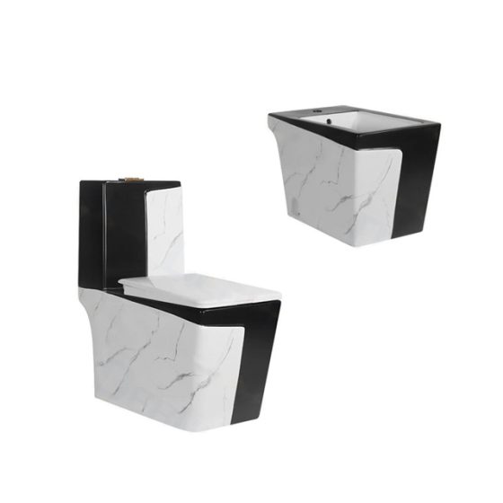 LT-1109-DP-WBL-----LT-409B-DP-WBL white two-piece-toilet-suites