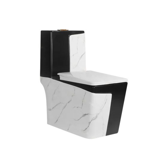 LT-1109-DP-WBL patterned one-piece-toilets