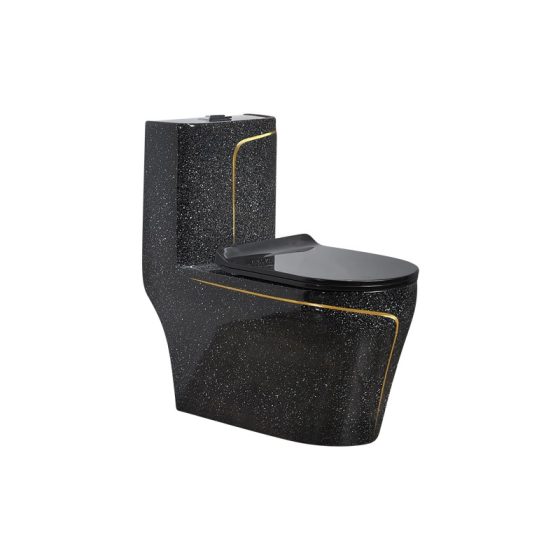 LT-1121-CDG-BLGL black one-piece-toilets