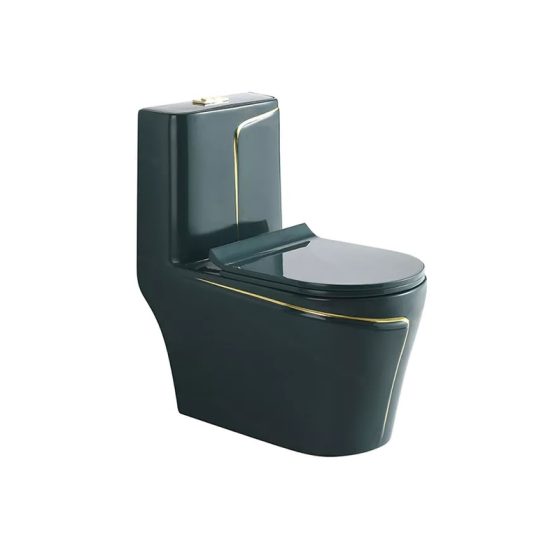 LT-1121-CG-BGGL black one-piece-toilets
