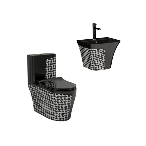 LT-1121-CG-BL1----LT-587-CG-BL1 white two-piece-toilet-suites