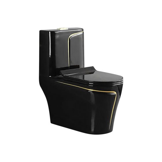 LT-1121-CG-BLGL black one-piece-toilets