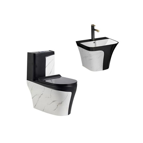 LT-1121-DP-WBL----LT-587-DP-WBL white two-piece-toilet-suites