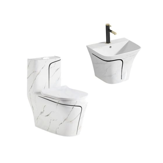 LT-1121-DP-WBLL-----LT-587-DP-WBLL white two-piece-toilet-suites