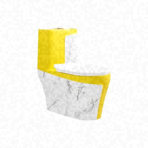 LT-1121-DP-WY colored one-piece-toilets