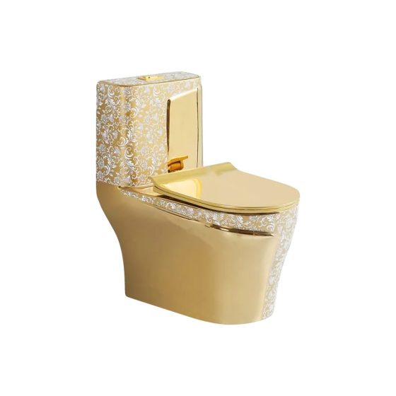 LT-1121-GID-PG1 gold one-piece-toilets