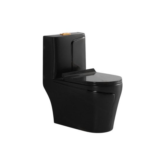 LT-1121-M-BL black one-piece-toilets
