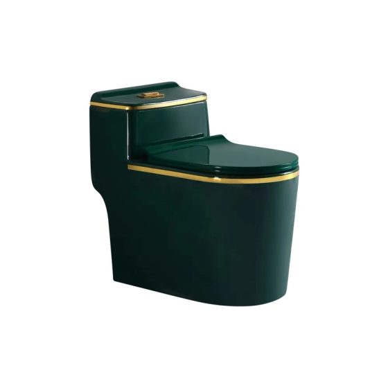 LT-1124-CG-BGGL colored one-piece-toilets