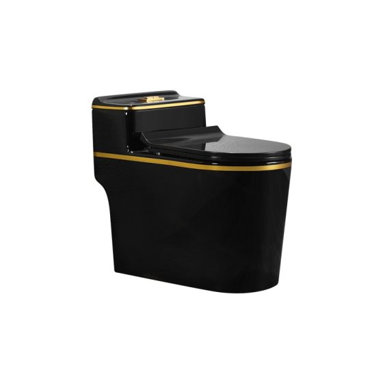 LT-1124-CG-BLGL black one-piece-toilets