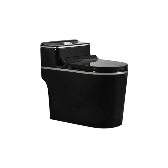 LT-1124-CG-BLSL black one-piece-toilets