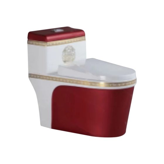 LT-1125-GID-R colored one-piece-toilets