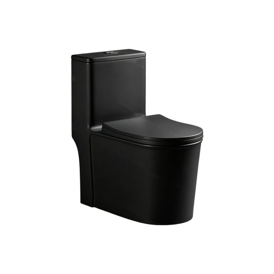LT-1129-M-BL black one-piece-toilets