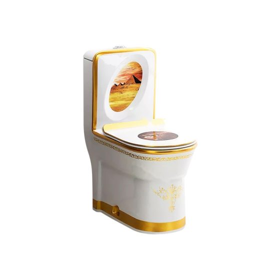 LT-1163-GID-WG2 colored one-piece-toilets