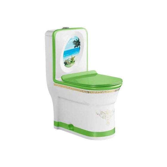 LT-1163-GID-WGG colored one-piece-toilets
