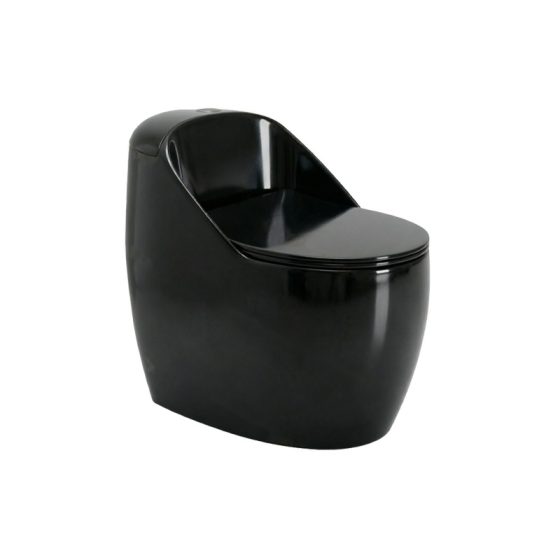 LT-1180-CG-BL black one-piece-toilets