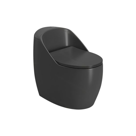 LT-1180-M-DG black one-piece-toilets