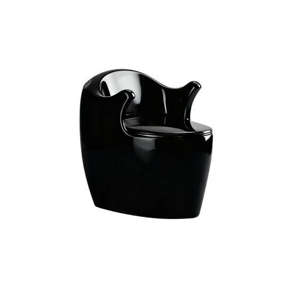 LT-1205-CG-BL black one-piece-toilets