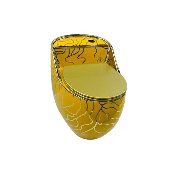 LT-1219-GID-G gold one-piece-toilets