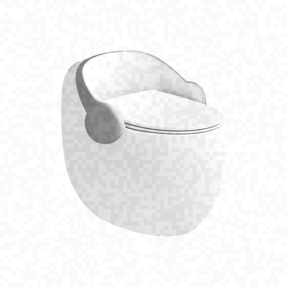 LT-1262-M-G white one-piece-toilets