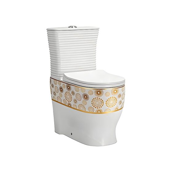 LT-1267-GID-WG5 colored one-piece-toilets