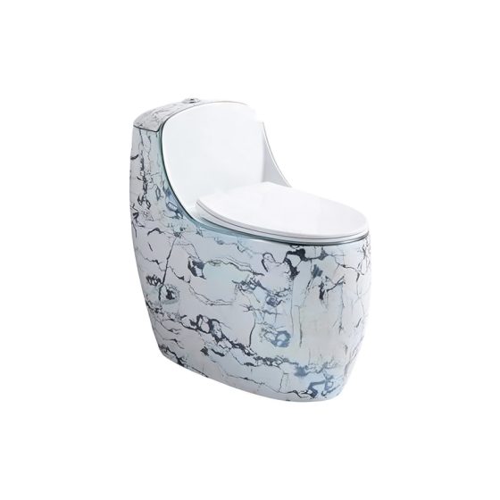 LT-1293-DP-WBL patterned one-piece-toilets