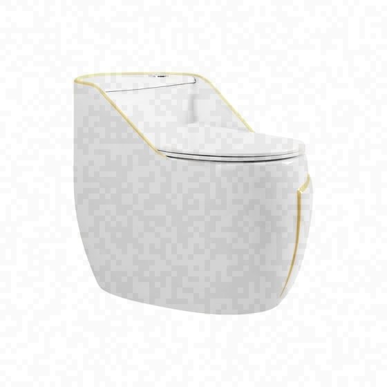 LT-1296-CG-WGL white one-piece-toilets