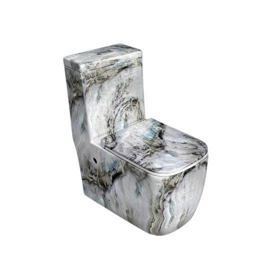 LT-1326-DP-1 patterned one-piece-toilets