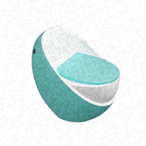 LT-1345-M-BUW patterned one-piece-toilets