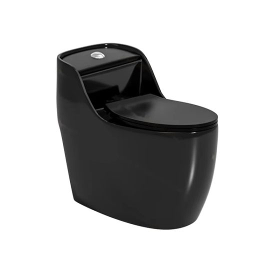 LT-1346-CG-BL black one-piece-toilets