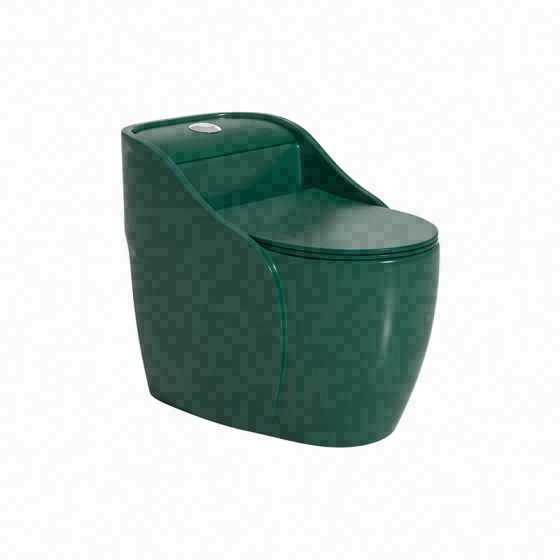 LT-1352-CG-BG colored one-piece-toilets