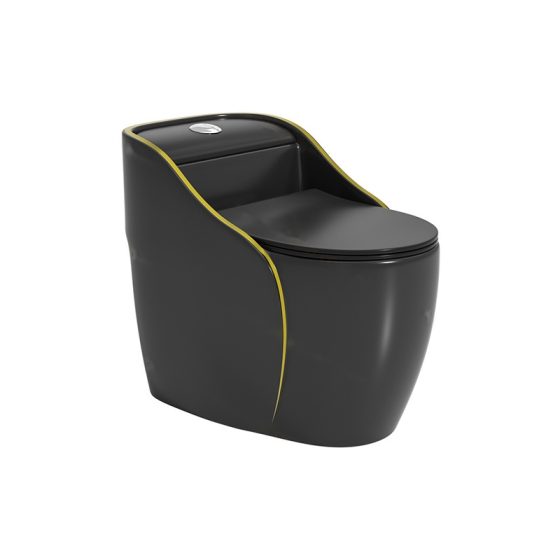 LT-1352-CG-BLGL black one-piece-toilets