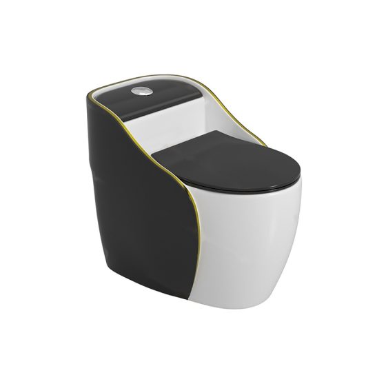 LT-1352-CG-BLGLW black one-piece-toilets