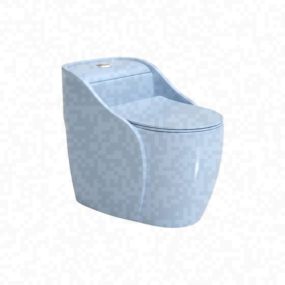 LT-1352-CG-LBU colored one-piece-toilets
