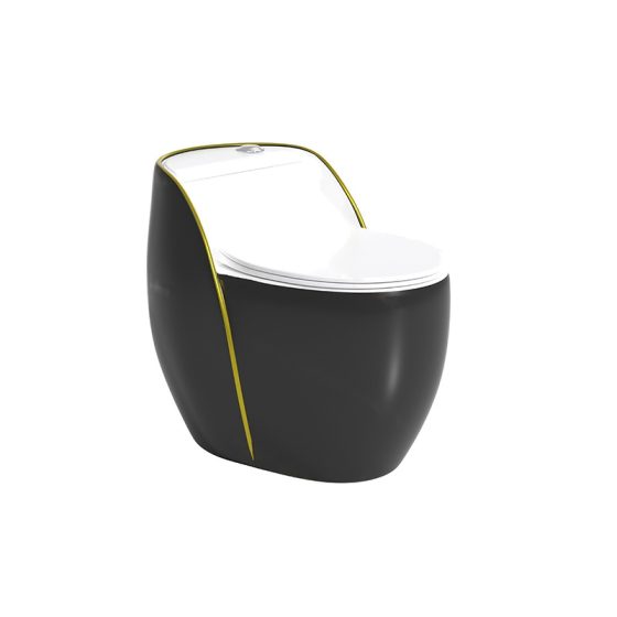 LT-1353-CG-BLGLW black one-piece-toilets
