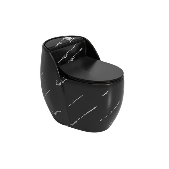LT-1353-DP-BL black one-piece-toilets