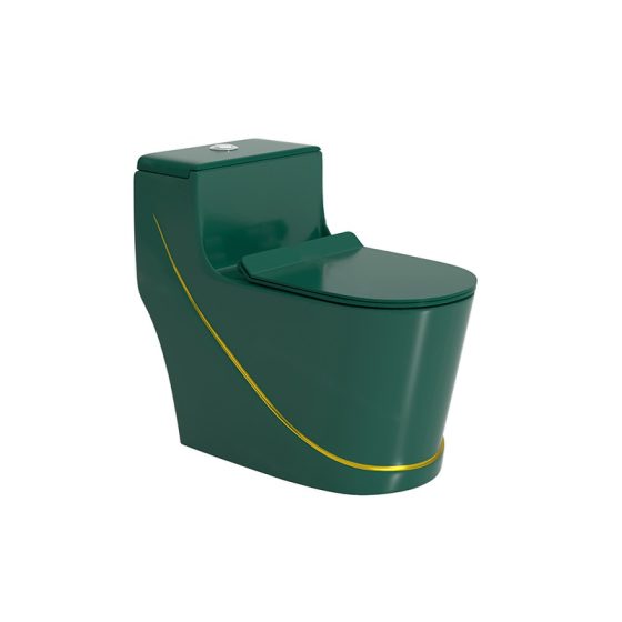 LT-1354-CG-BGGL colored one-piece-toilets