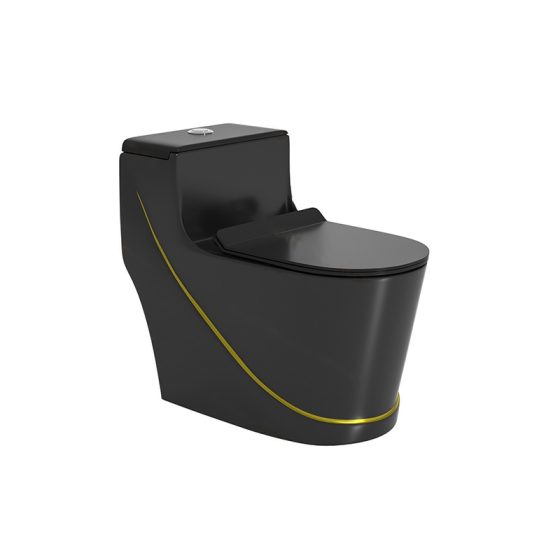 LT-1354-CG-BLGL black one-piece-toilets