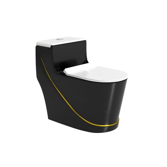 LT-1354-CG-BLGLW black one-piece-toilets