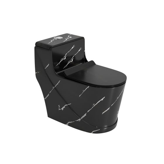 LT-1354-DP-BL black one-piece-toilets