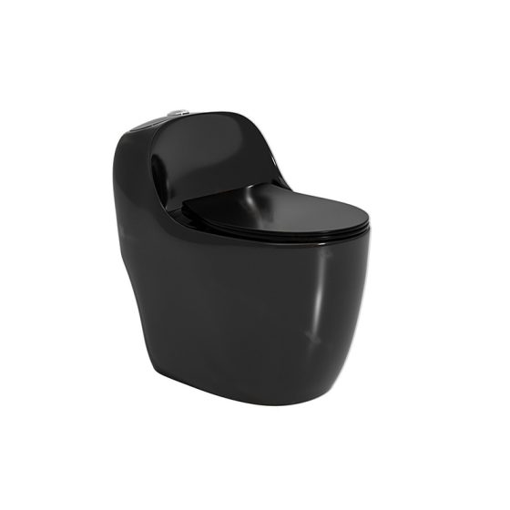LT-1355-CG-BL black one-piece-toilets