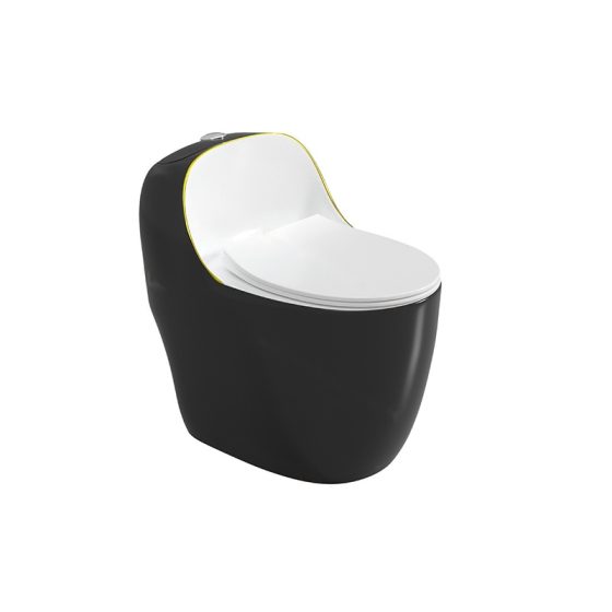 LT-1355-CG-BLGLW black one-piece-toilets
