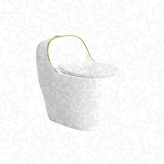 LT-1355-CG-WGL white one-piece-toilets