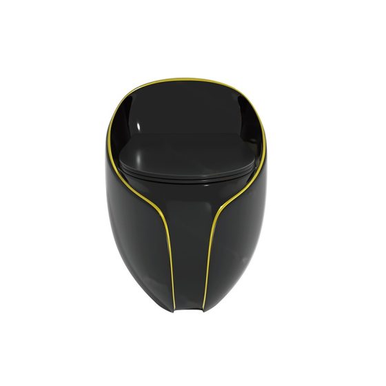 LT-1356-CG-BLGL black one-piece-toilets