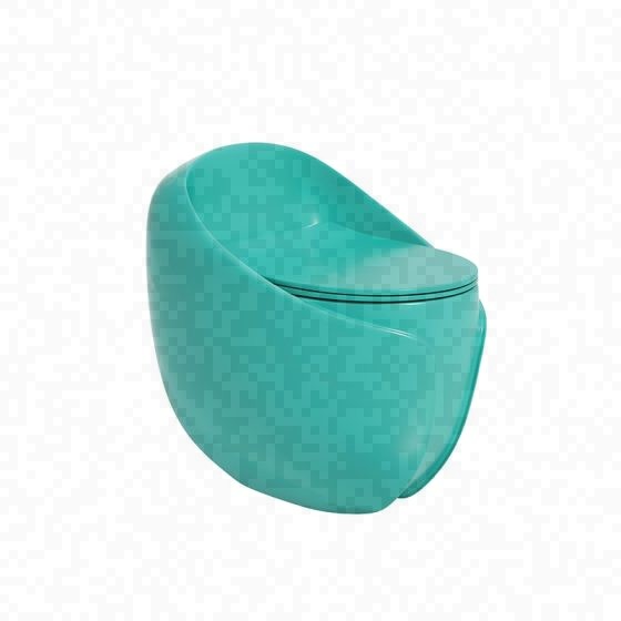 LT-1356-CG-GBU colored one-piece-toilets