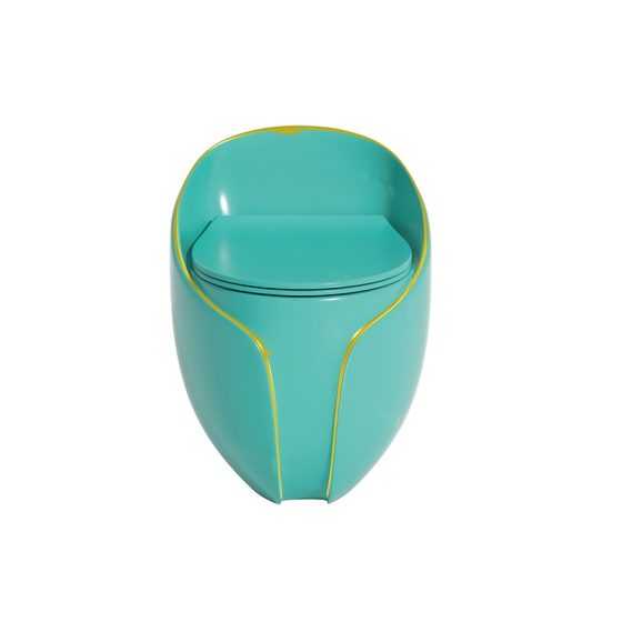 LT-1356-CG-GBUGL colored one-piece-toilets