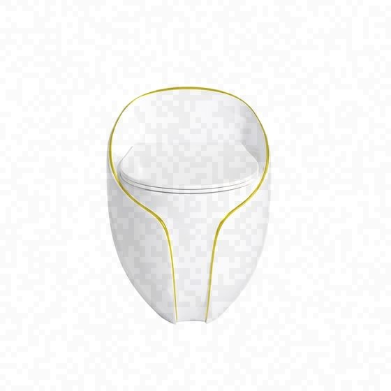 LT-1356-CG-WGL gold one-piece-toilets