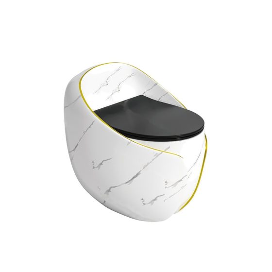 LT-1356-DP-WBLGL white one-piece-toilets