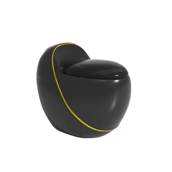 LT-1357-CG-BLGL black one-piece-toilets